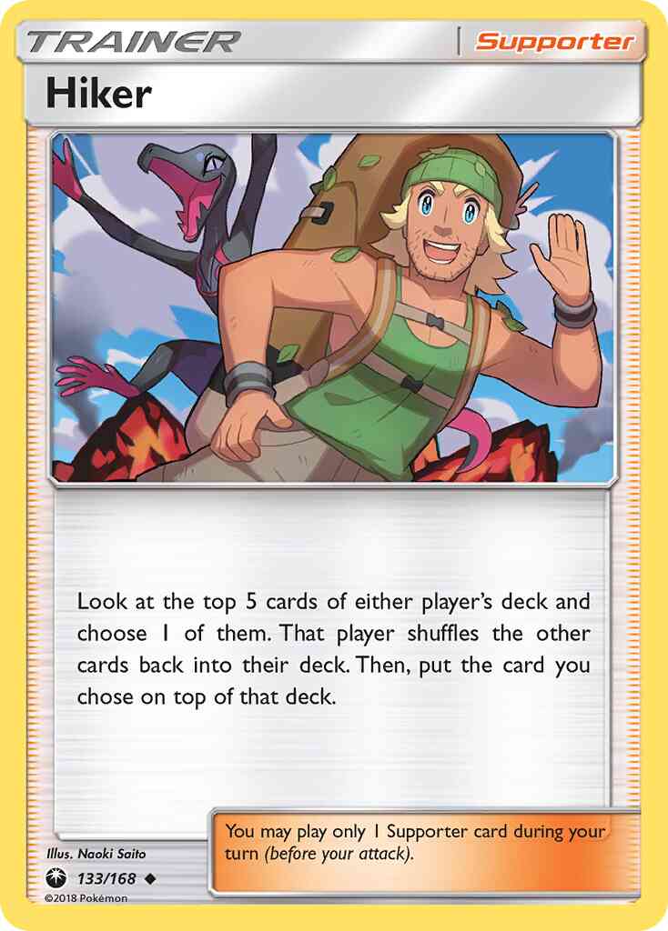 Hiker - 133/168 - Uncommon [sm7-133] [Reverse Holo]