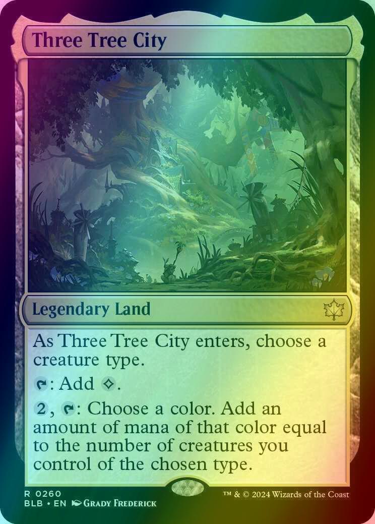 Three Tree City [260] [Bloomburrow] [Foil]