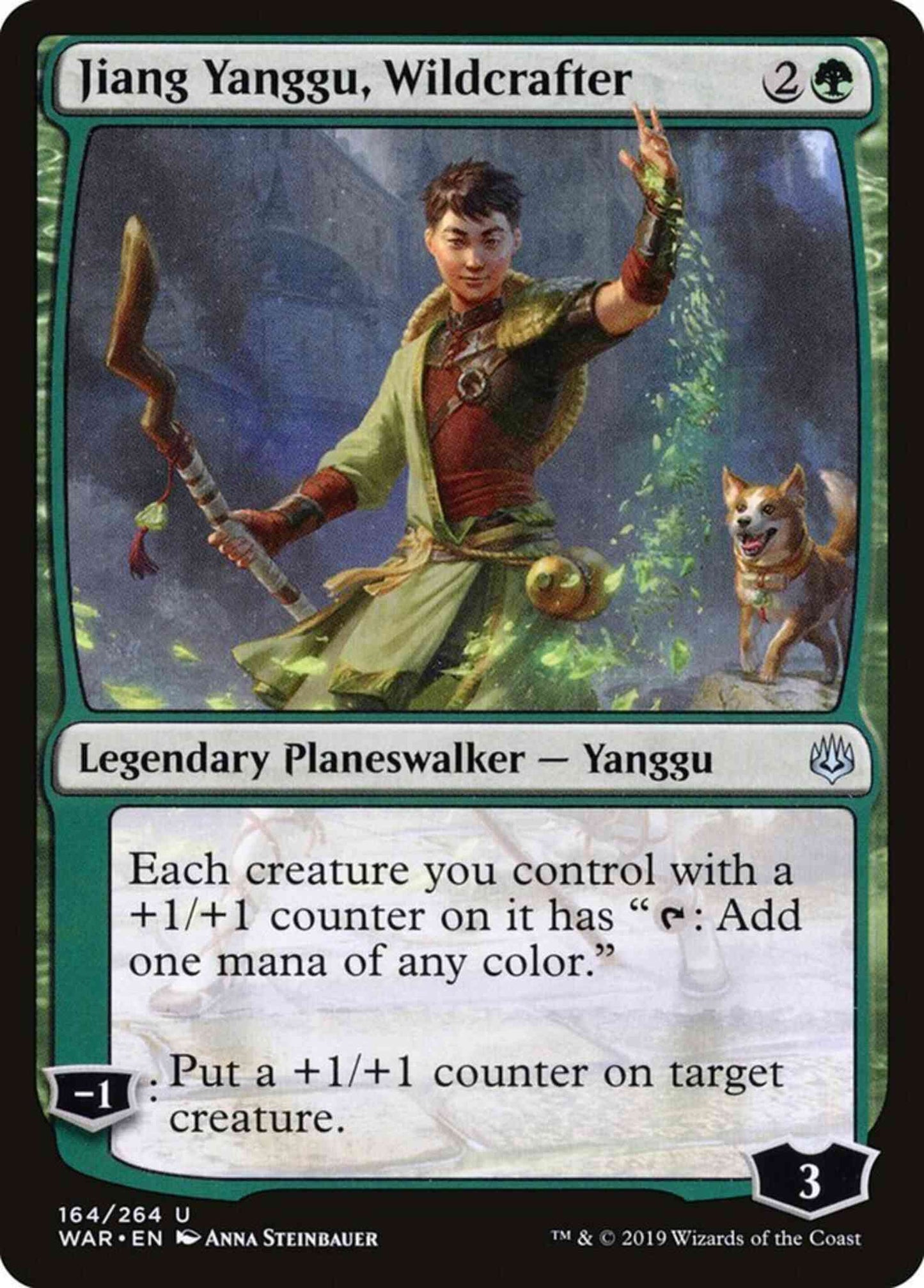 Jiang Yanggu, Wildcrafter [164] [War of the Spark] [Non-Foil]