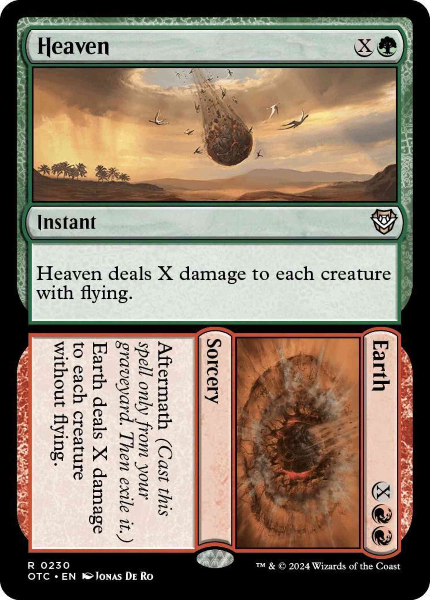 Heaven // Earth [230] [Outlaws of Thunder Junction: Commander] [Non-Foil]