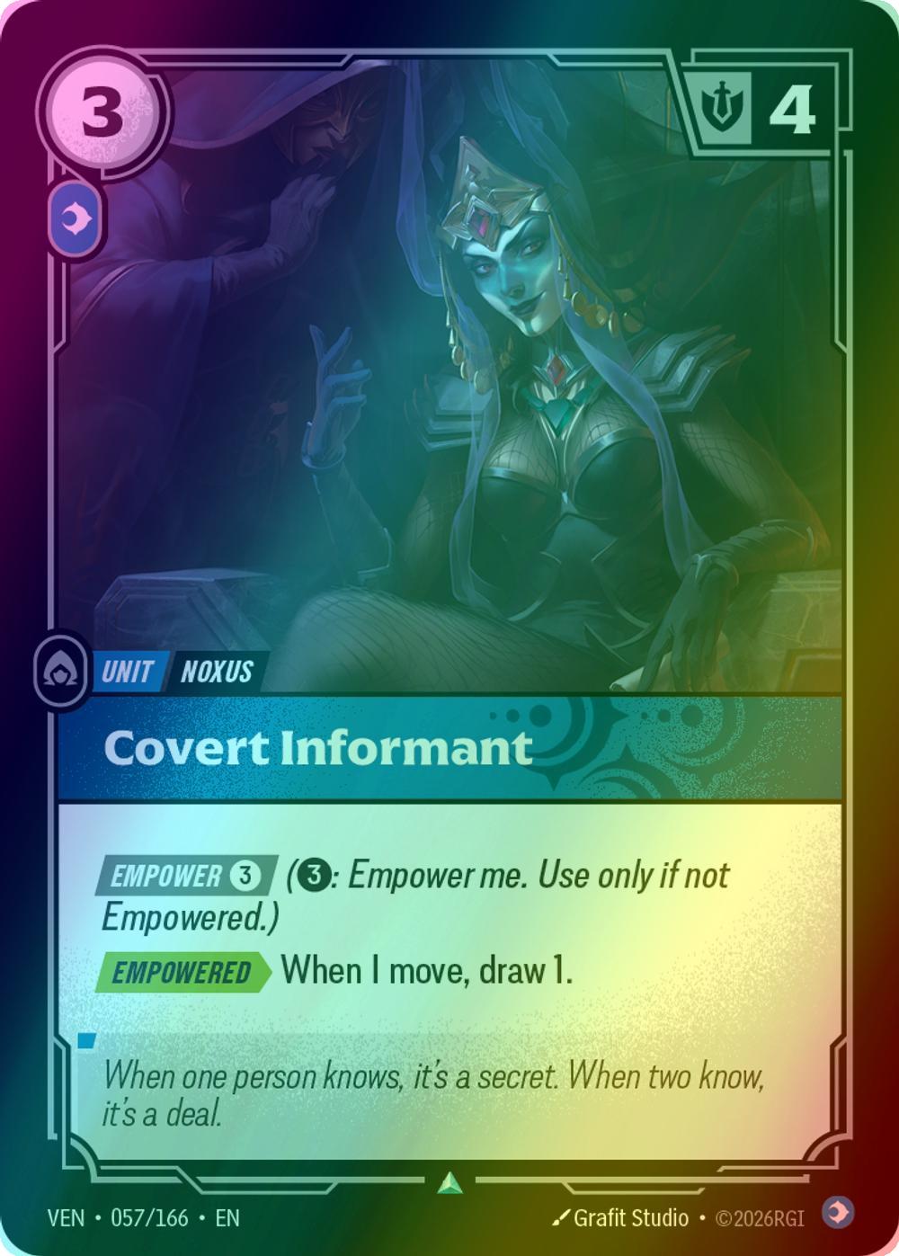 Covert Informant - 057/166 [Vendetta] [Foil]