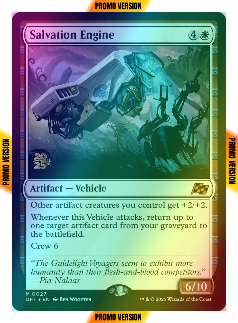 Salvation Engine [27s] [Prerelease] [Aetherdrift: Promos] [Foil]
