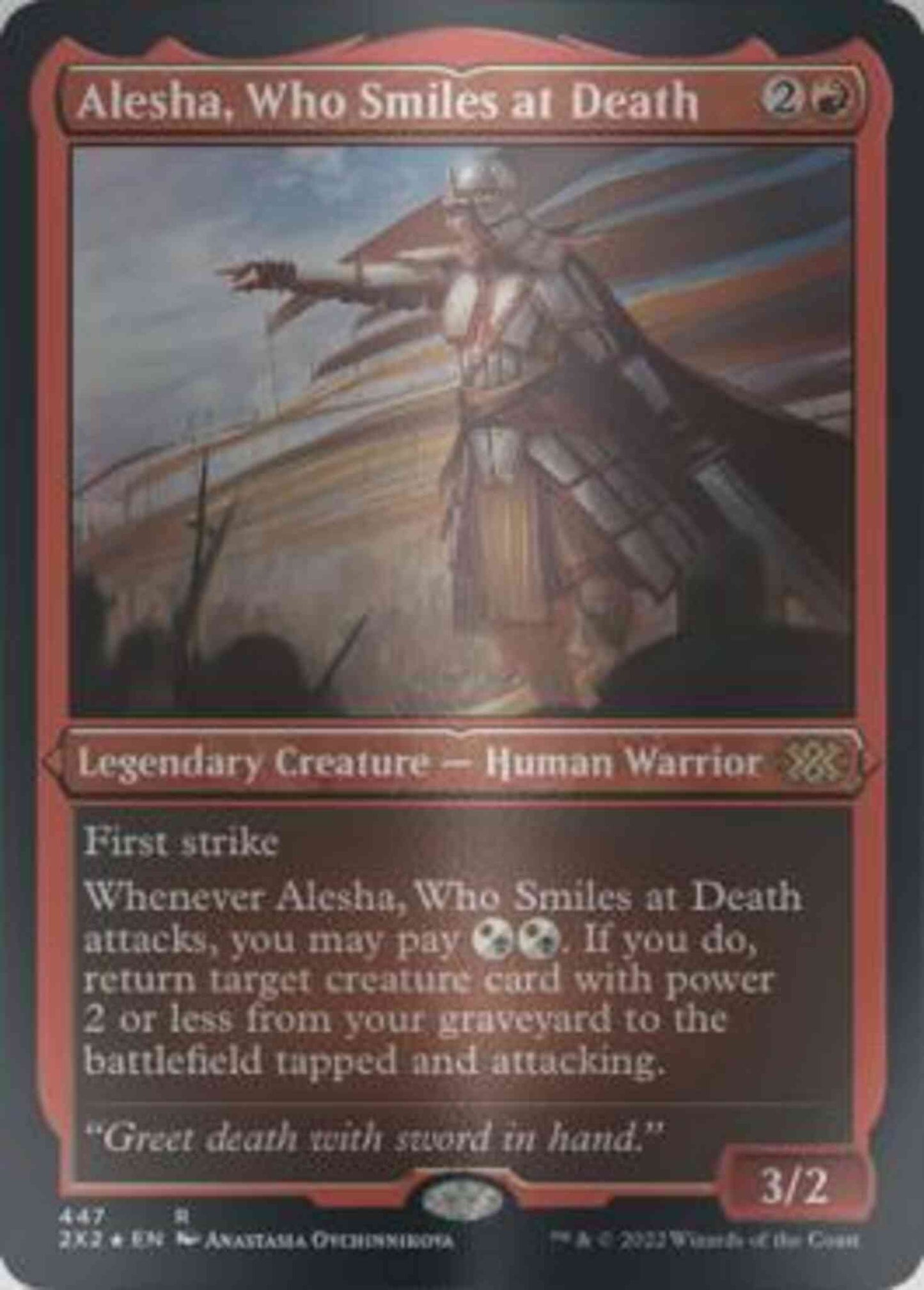 Alesha, Who Smiles at Death [447] [Double Masters 2022] [Etched Foil]