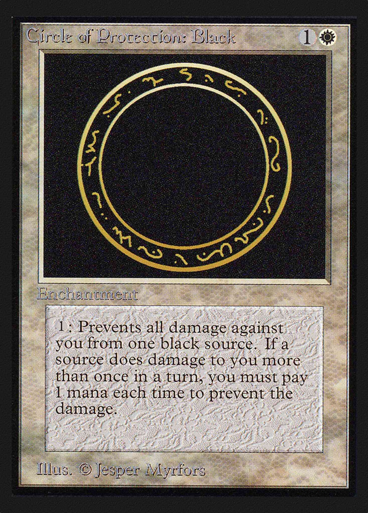 Circle of Protection: Black [10] [Intl Collectors Edition] [Non-Foil]