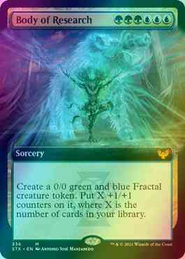 Body of Research [336] [Extended Art] [Strixhaven: School of Mages] [Foil]