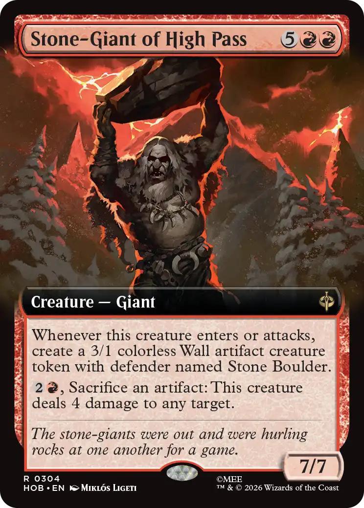 Stone-Giant of High Pass [304] [Extended Art] [The Hobbit] [Non-Foil]