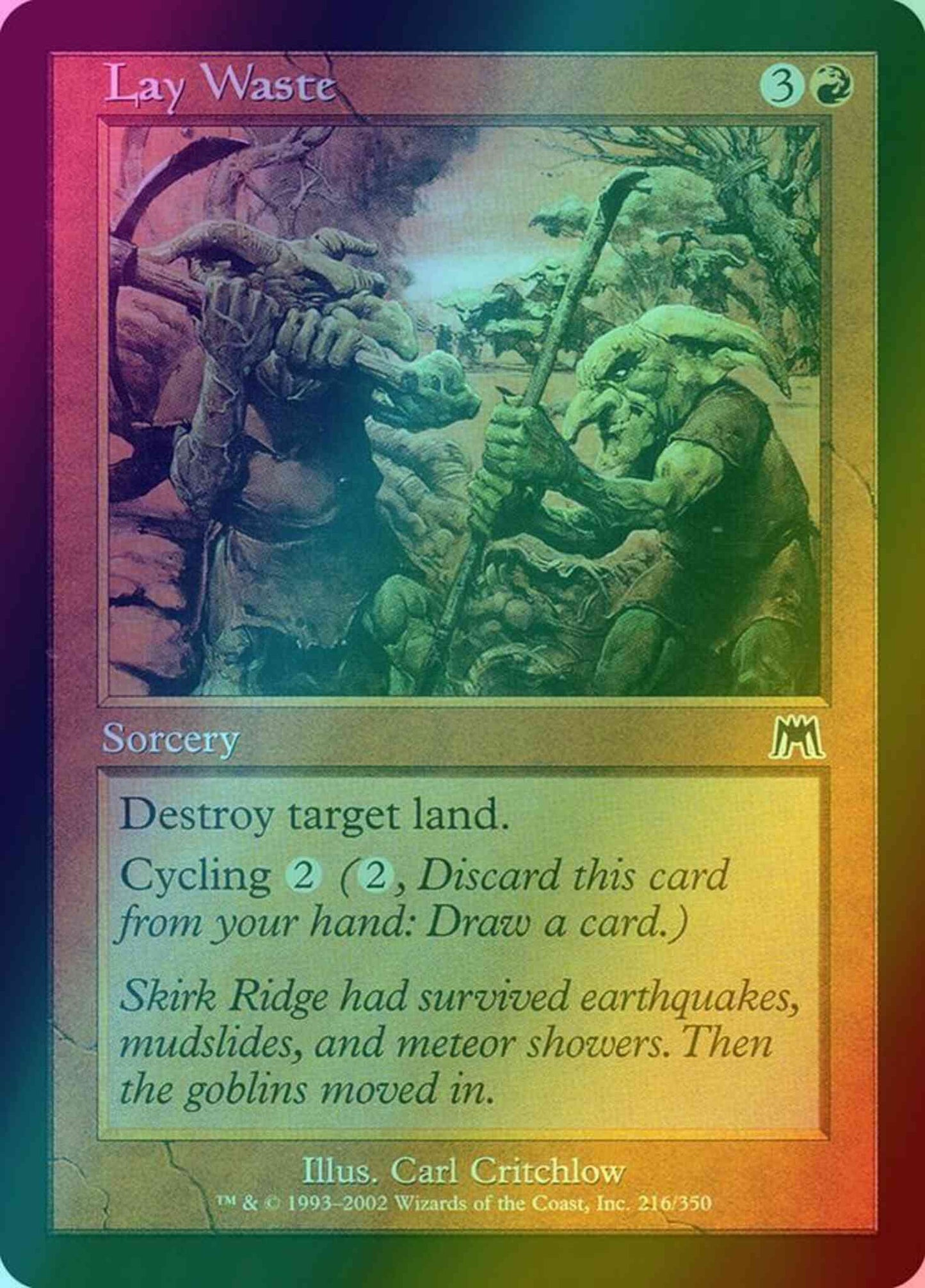 Lay Waste [216] [Onslaught] [Foil]