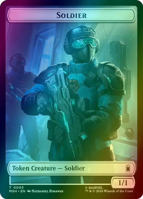 Soldier Token (03) // Villain Token (09) [Marvel Super Heroes: Tokens] [Foil]
