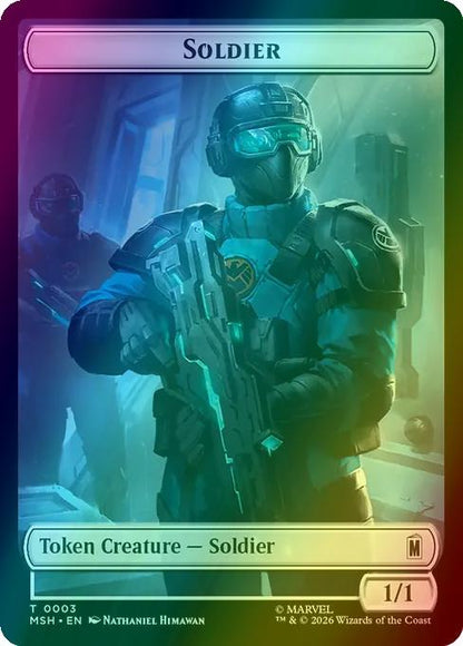 Soldier Token (03) // Villain Token (09) [Marvel Super Heroes: Tokens] [Foil]