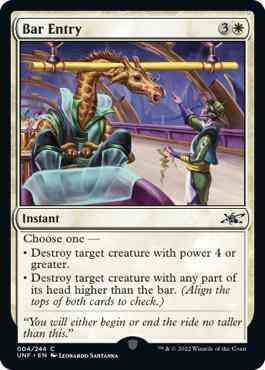 Bar Entry [4] [Unfinity] [Non-Foil]