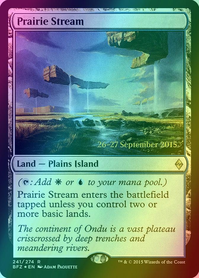 Prairie Stream [241s] [Battle for Zendikar Promos] [Foil]