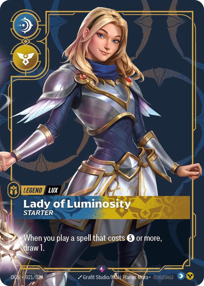 Lady of Luminosity - Starter (Lux) - 021/024 [Origins: Proving Grounds] [Non-Foil]