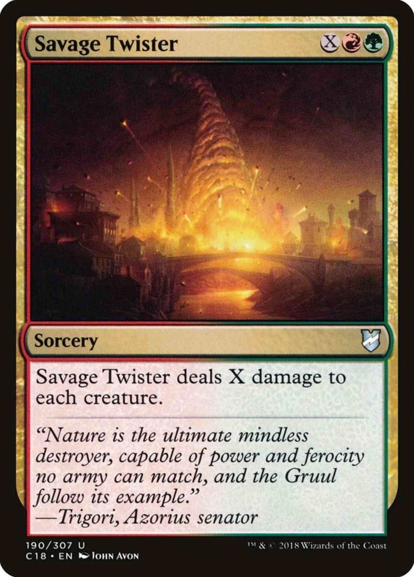 Savage Twister [190] [Commander 2018] [Non-Foil]