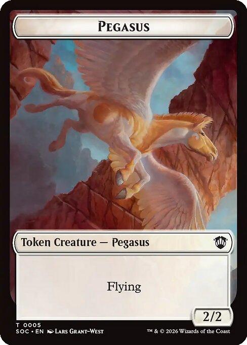 Inkling Token (22) // Pegasus Token (05) [Secrets of Strixhaven: Commander: Tokens] [Non-Foil]