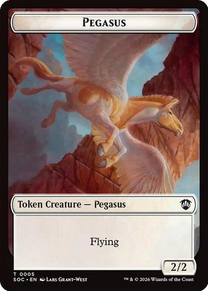 Inkling Token (22) // Pegasus Token (05) [Secrets of Strixhaven: Commander: Tokens] [Non-Foil]