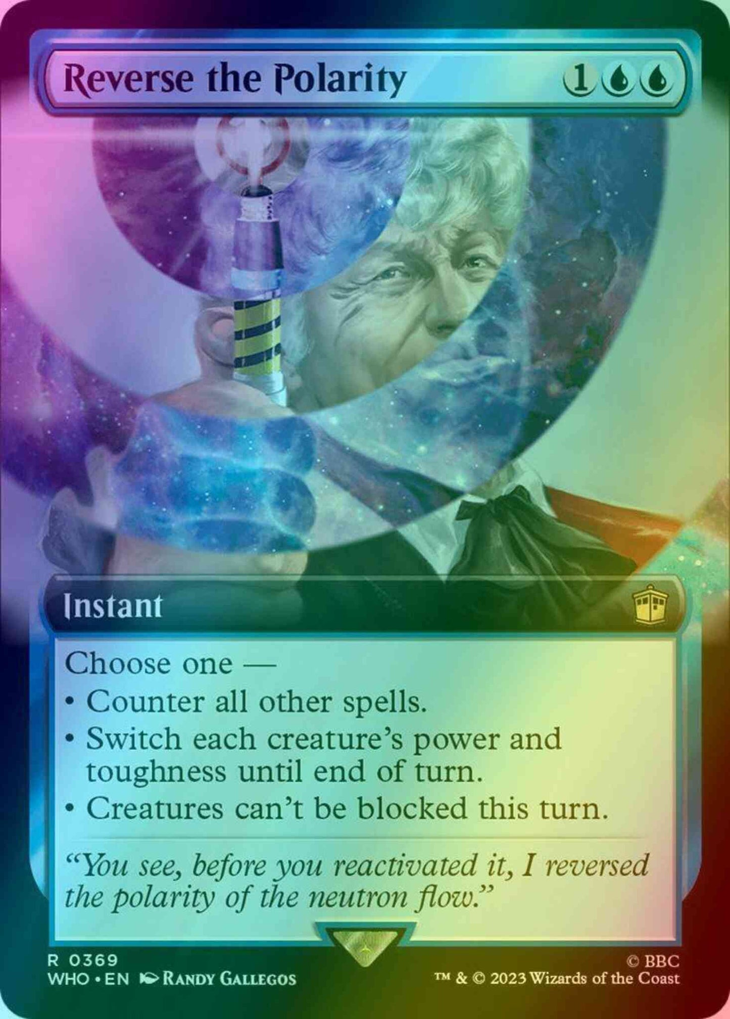 Reverse the Polarity [369] [Extended Art] [Universes Beyond: Doctor Who] [Foil]