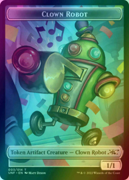 Clown Robot Token (03) // Storm Crow Token (05) [Unfinity: Tokens] [Foil]