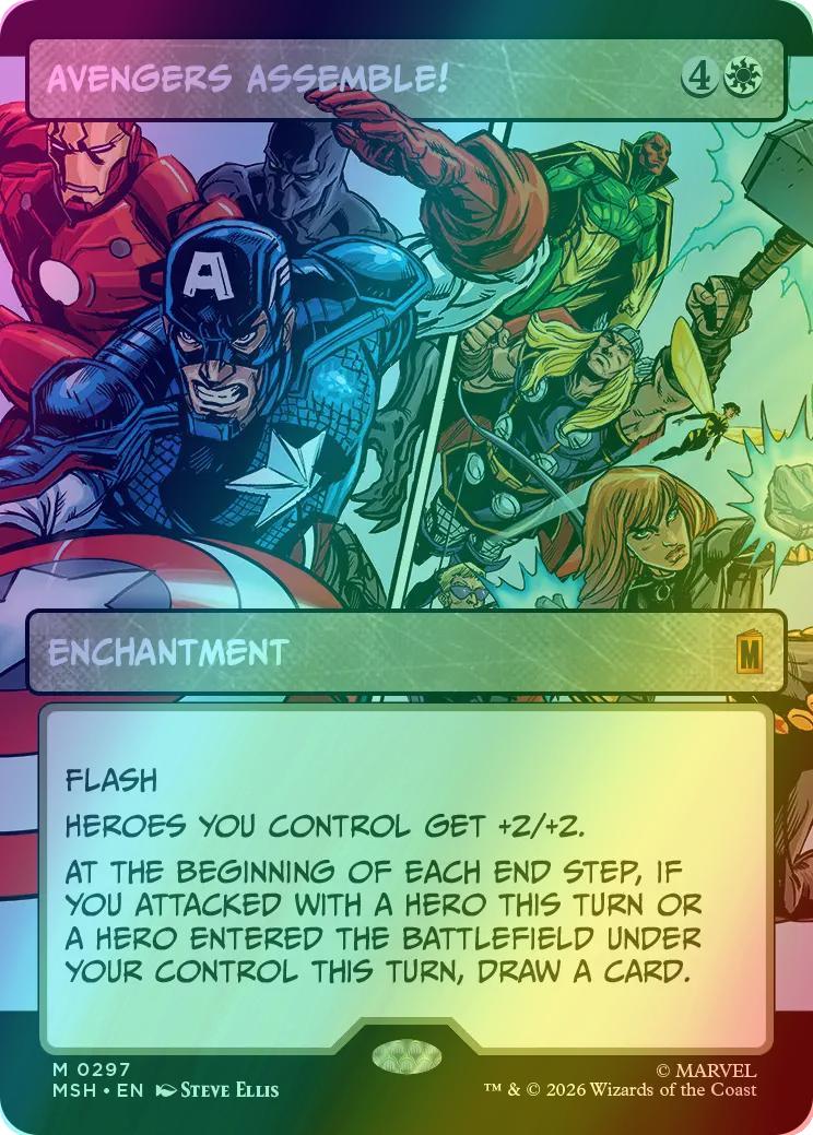 Avengers Assemble! [297] [Panel Showcase] [Marvel Super Heroes] [Foil]