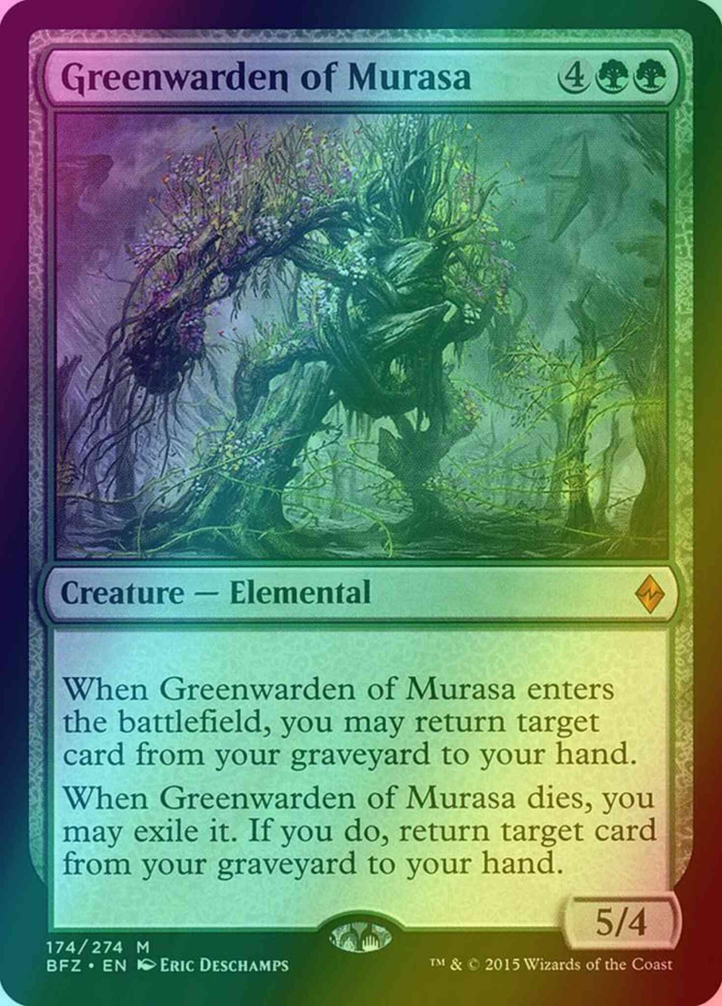 Greenwarden of Murasa [174] [Battle for Zendikar] [Foil]