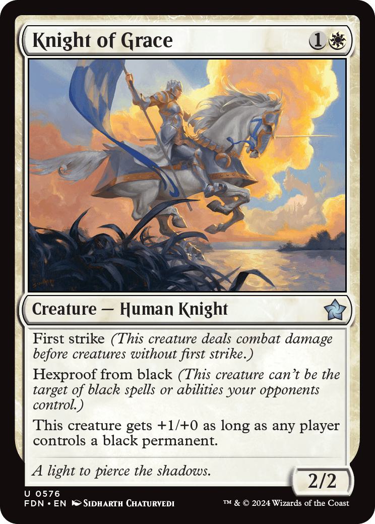 Knight of Grace [576] [Foundations] [Non-Foil]