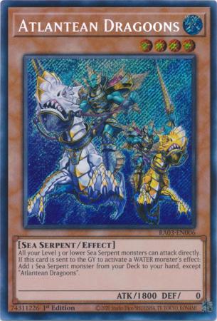 Atlantean Dragoons - RA03-EN006 - Secret Rare - 1st Edition