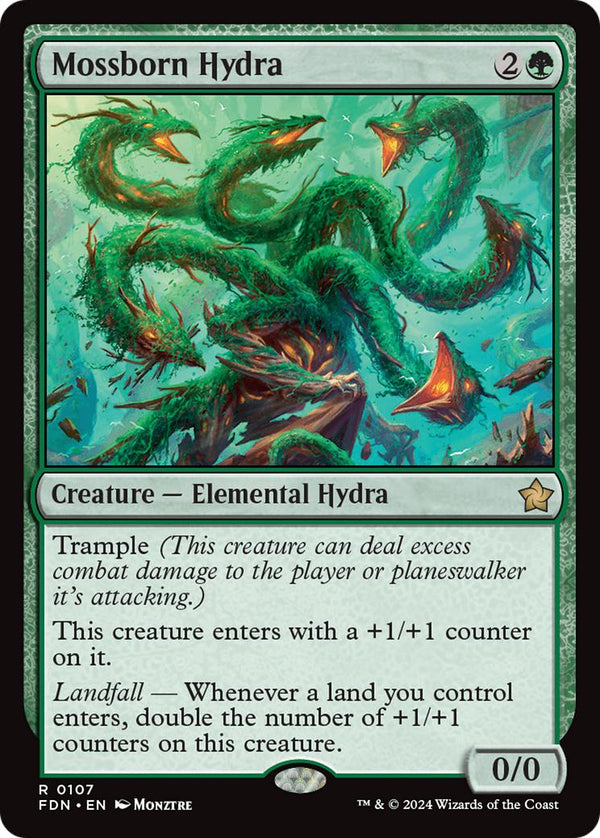Mossborn Hydra [107] [Foundations] [Non-Foil]