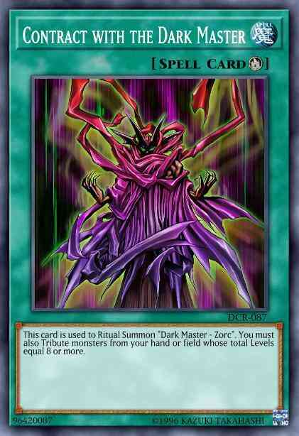 Contract with the Dark Master - DCR-087 - Common - Unlimited