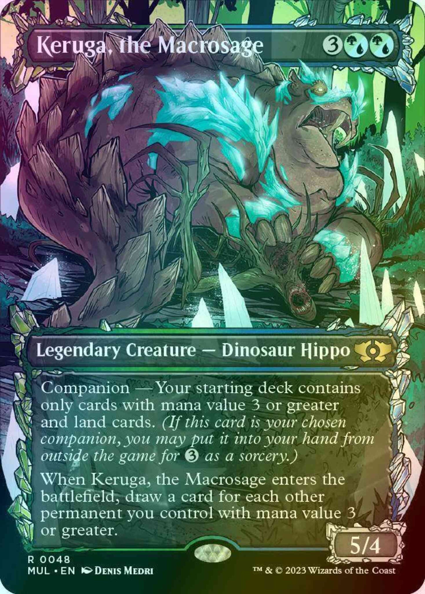 Keruga, the Macrosage [48] [Planar Showcase] [Multiverse Legends] [Foil]