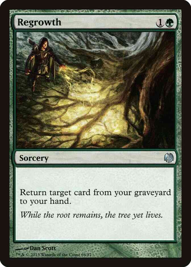 Regrowth [64] [Duel Decks Heroes vs Monsters] [Non-Foil]