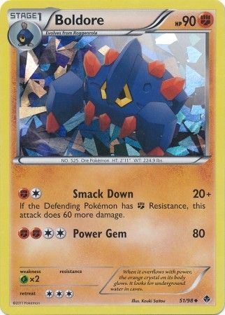 Boldore - Cracked Ice Holo - 51/98 - Uncommon [bw2-51] [Holo]