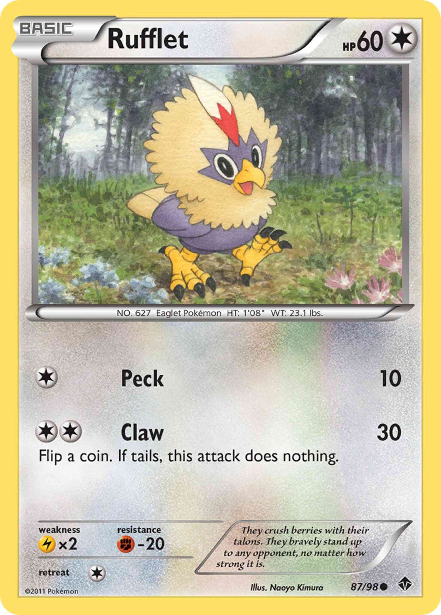 Rufflet - 87/98 - Common [bw2-87] [Reverse Holo]