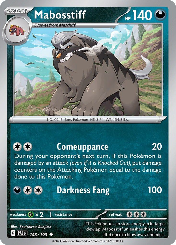 Mabosstiff - 143/193 - Uncommon [sv02-143] [Non-Holo]