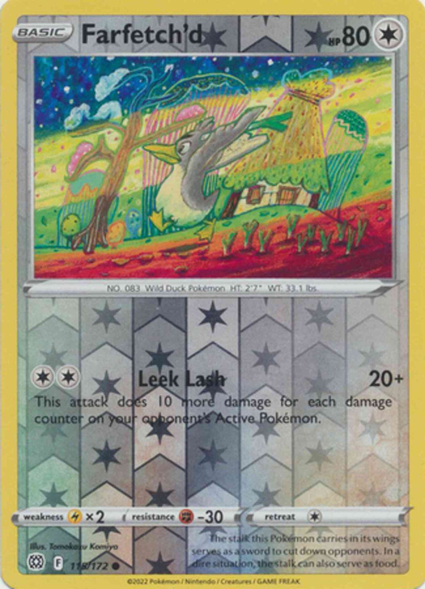 Farfetch'd - 115/172 - Common [swsh9-115] [Reverse Holo]