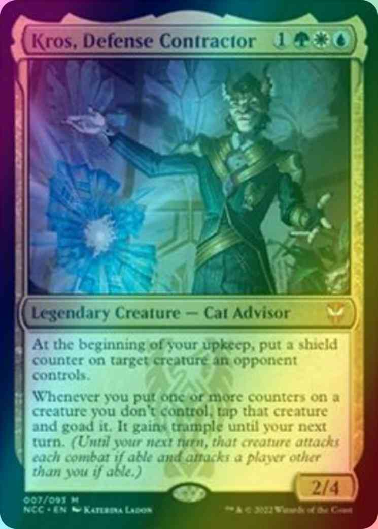 Kros, Defense Contractor [7] [Streets of New Capenna: Commander] [Foil]