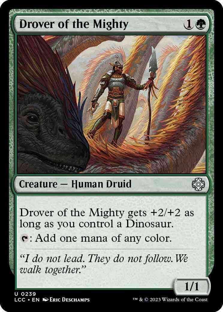 Drover of the Mighty [239] [The Lost Caverns of Ixalan: Commander] [Non-Foil]