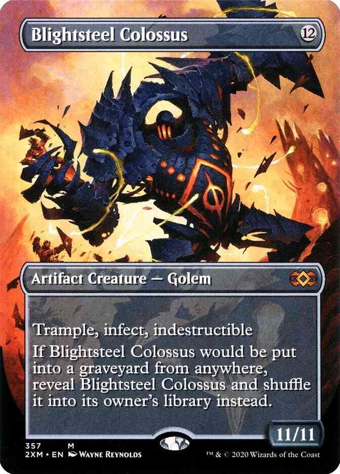 Blightsteel Colossus [357] [Borderless] [Double Masters] [Non-Foil]