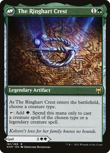 Kolvori, God of Kinship // The Ringhart Crest [KHM-181] [The List] [Non-Foil]