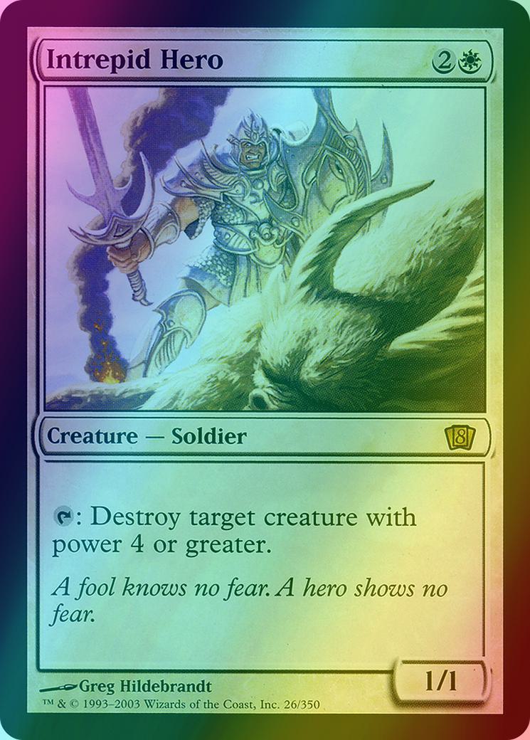 Intrepid Hero [26x] [Eighth Edition] [Foil]
