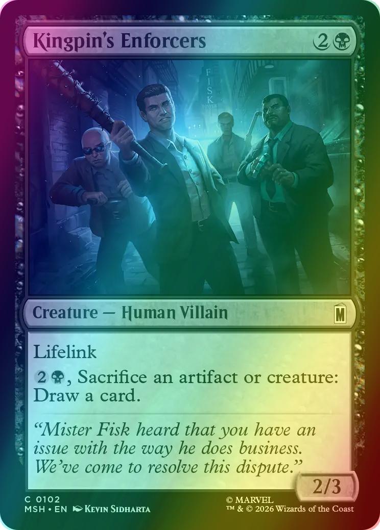 Kingpin's Enforcers [102] [Marvel Super Heroes] [Foil]
