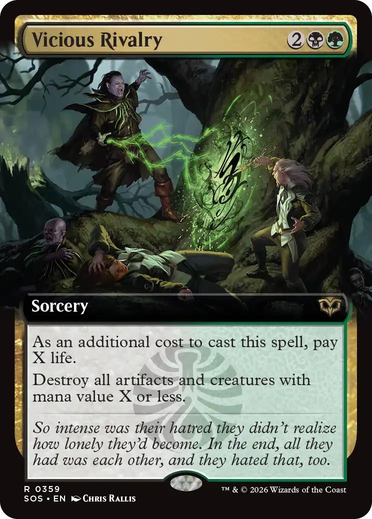Vicious Rivalry [359] [Extended Art] [Secrets of Strixhaven] [Non-Foil]