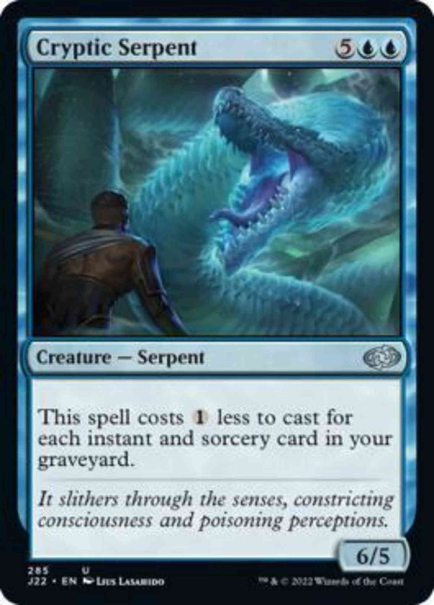 Cryptic Serpent [285] [Jumpstart 2022] [Non-Foil]