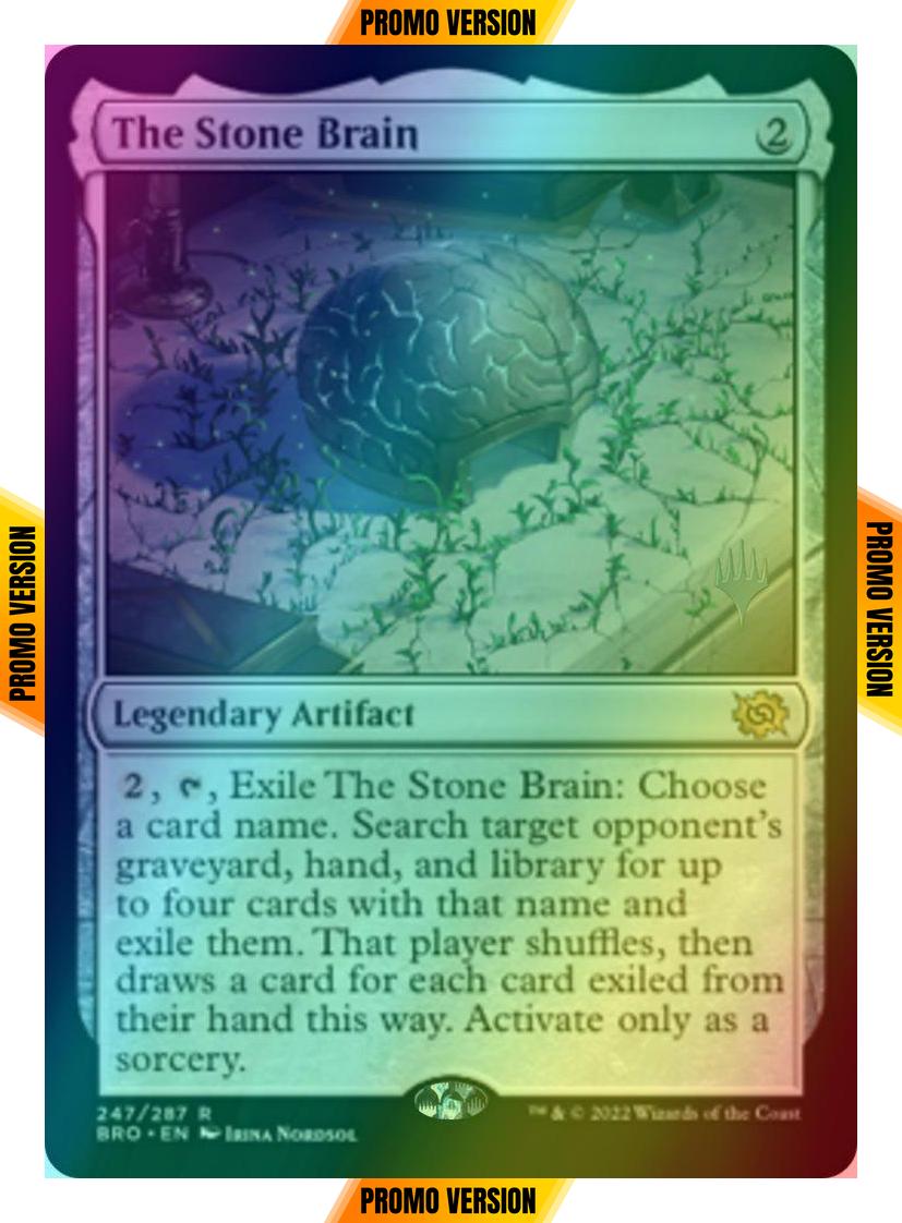 The Stone Brain [247p] [Promo Pack] [The Brothers' War: Promos] [Foil]