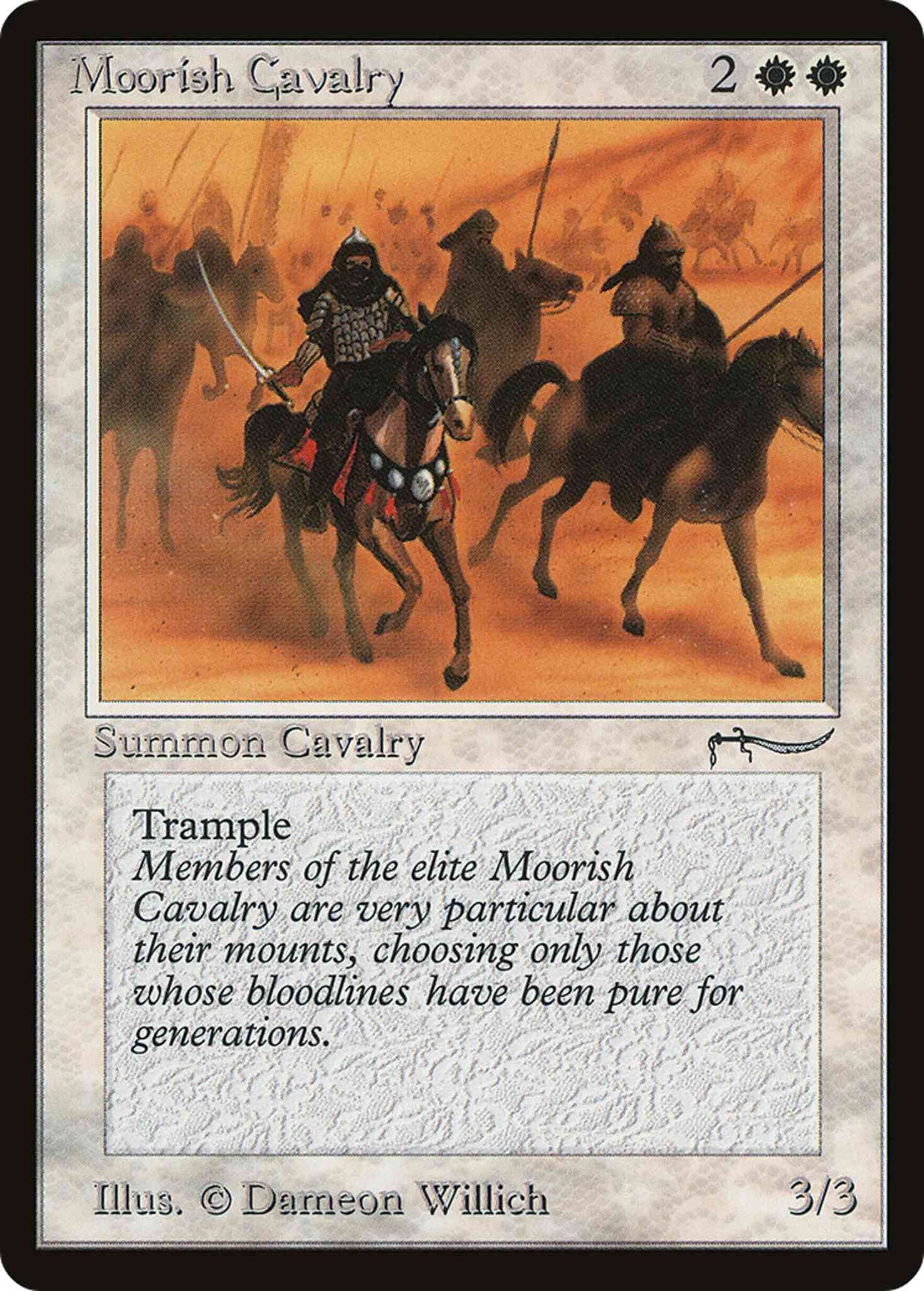 Moorish Cavalry [Light] [7c] [Arabian Nights] [Non-Foil]