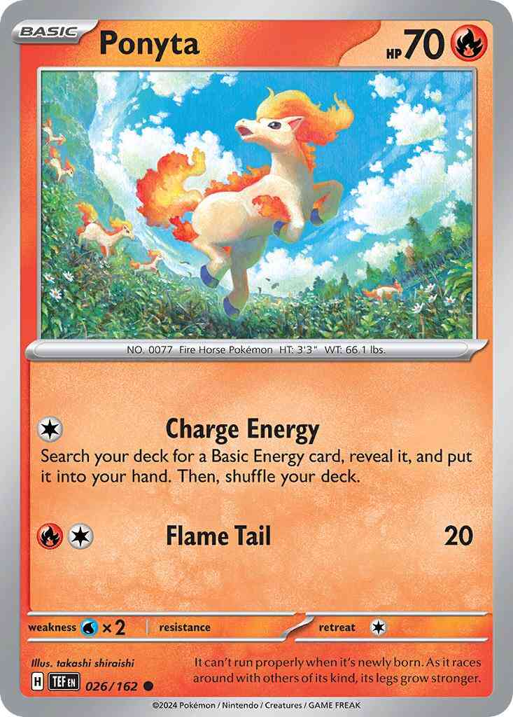 Ponyta - 026/162 - Common [sv05-026] [Non-Holo]