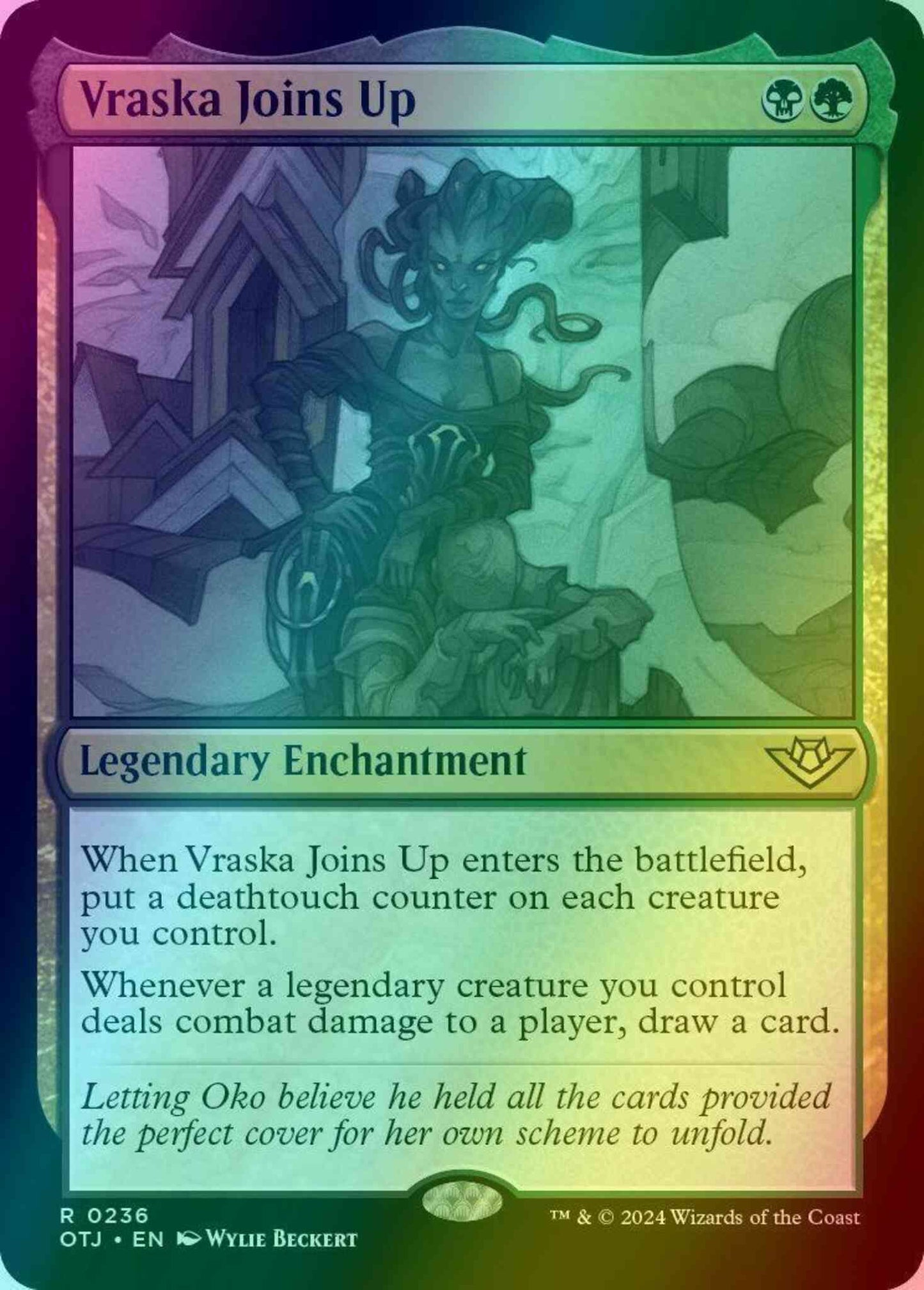 Vraska Joins Up [236] [Outlaws of Thunder Junction] [Foil]