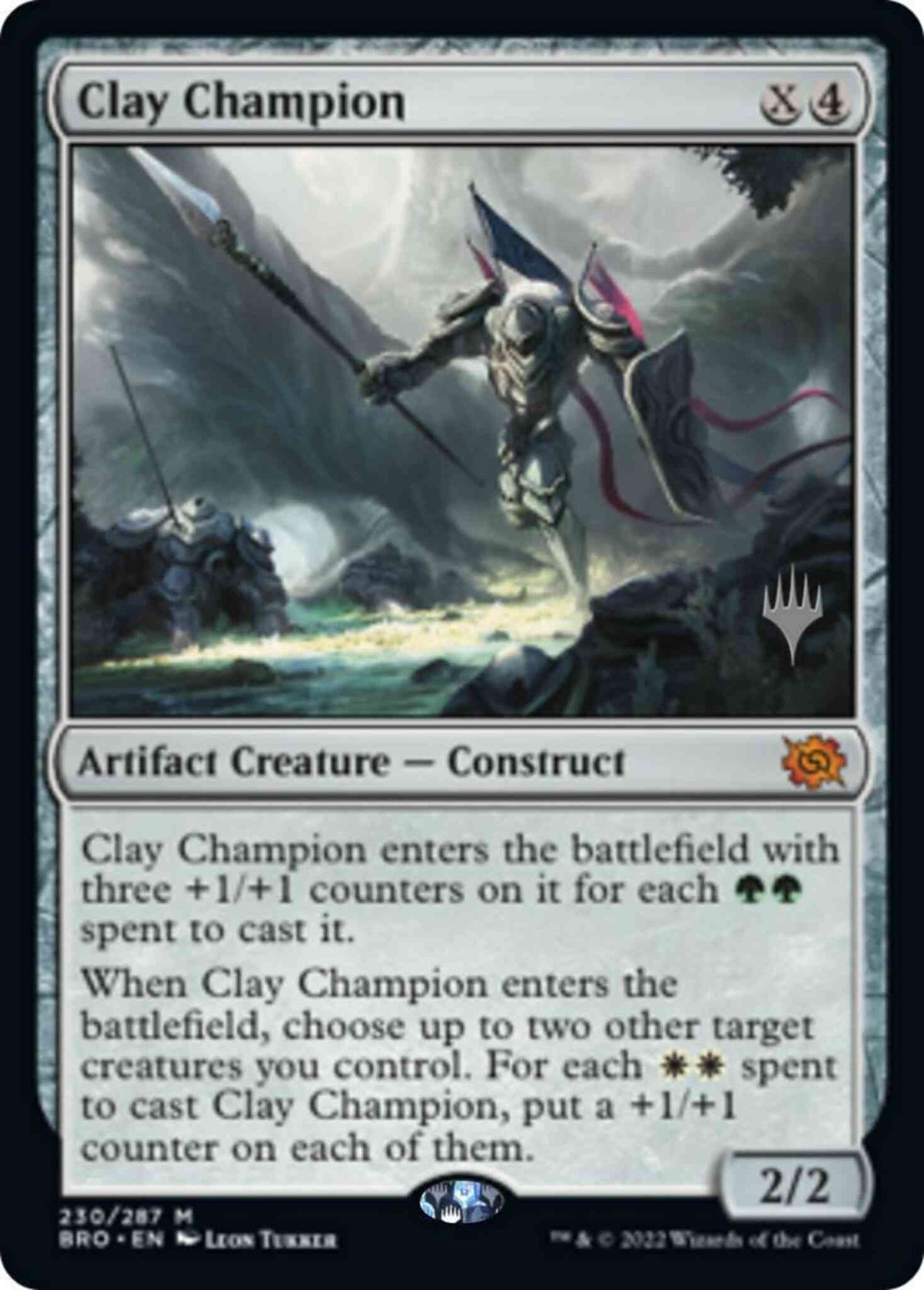 Clay Champion [230p] [Promo Pack] [The Brothers' War: Promos] [Non-Foil]