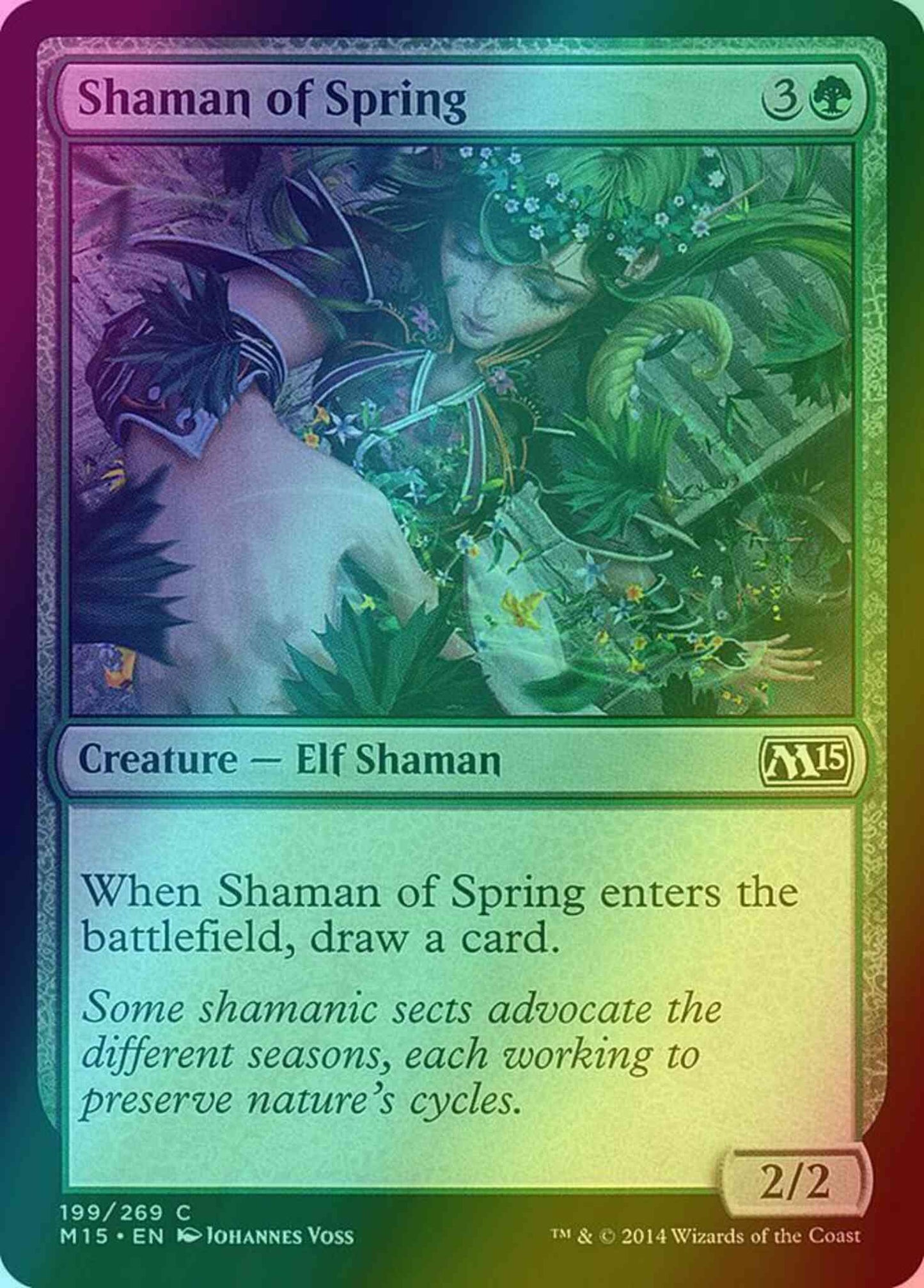 Shaman of Spring [199] [Magic 2015] [Foil]