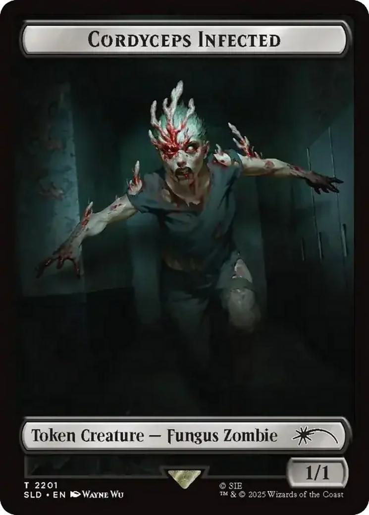Cordyceps Infected Token [2201] [Full Art] [The Last of Us Part I] [Secret Lair Drop] [Non-Foil]