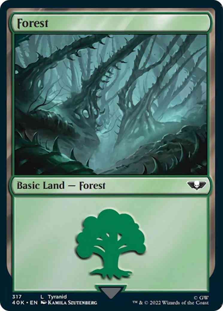 Forest [317] [Tyranid] [Universes Beyond: Warhammer 40,000] [Non-Foil]