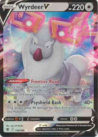 Wyrdeer V - 134/189 - Rare Ultra [swsh10-134] [Ultra]